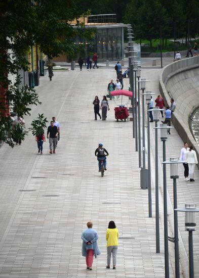 Improvement works on Moscow streets