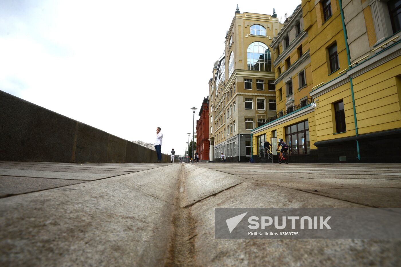 Improvement works on Moscow streets