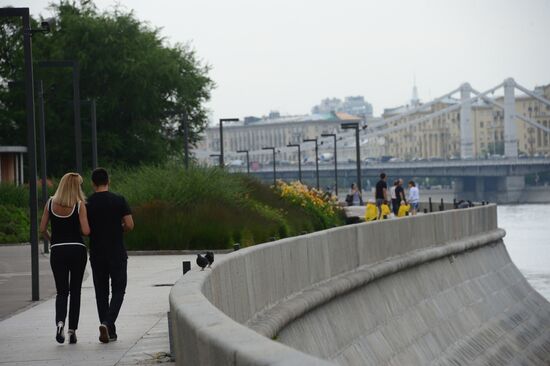 Improvement works on Moscow streets