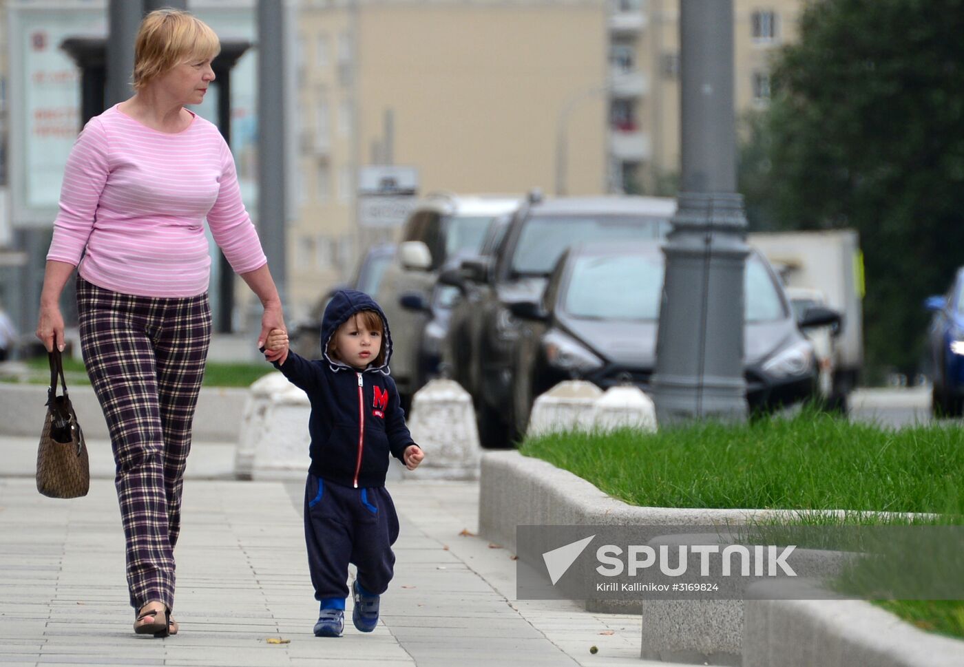 Improvement works on Moscow streets