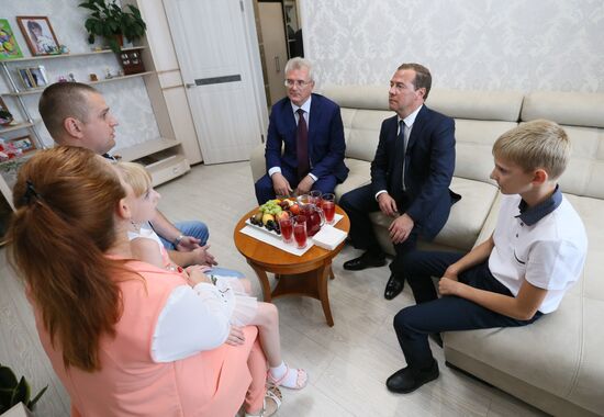 Russian Prime Minister Dmitry Medvedev visits Volga Federal District