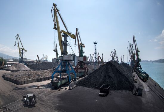 Commercial port of Novorossiysk