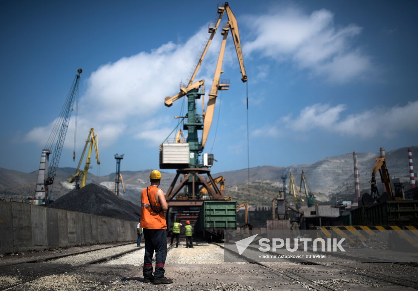 Commercial port of Novorossiysk