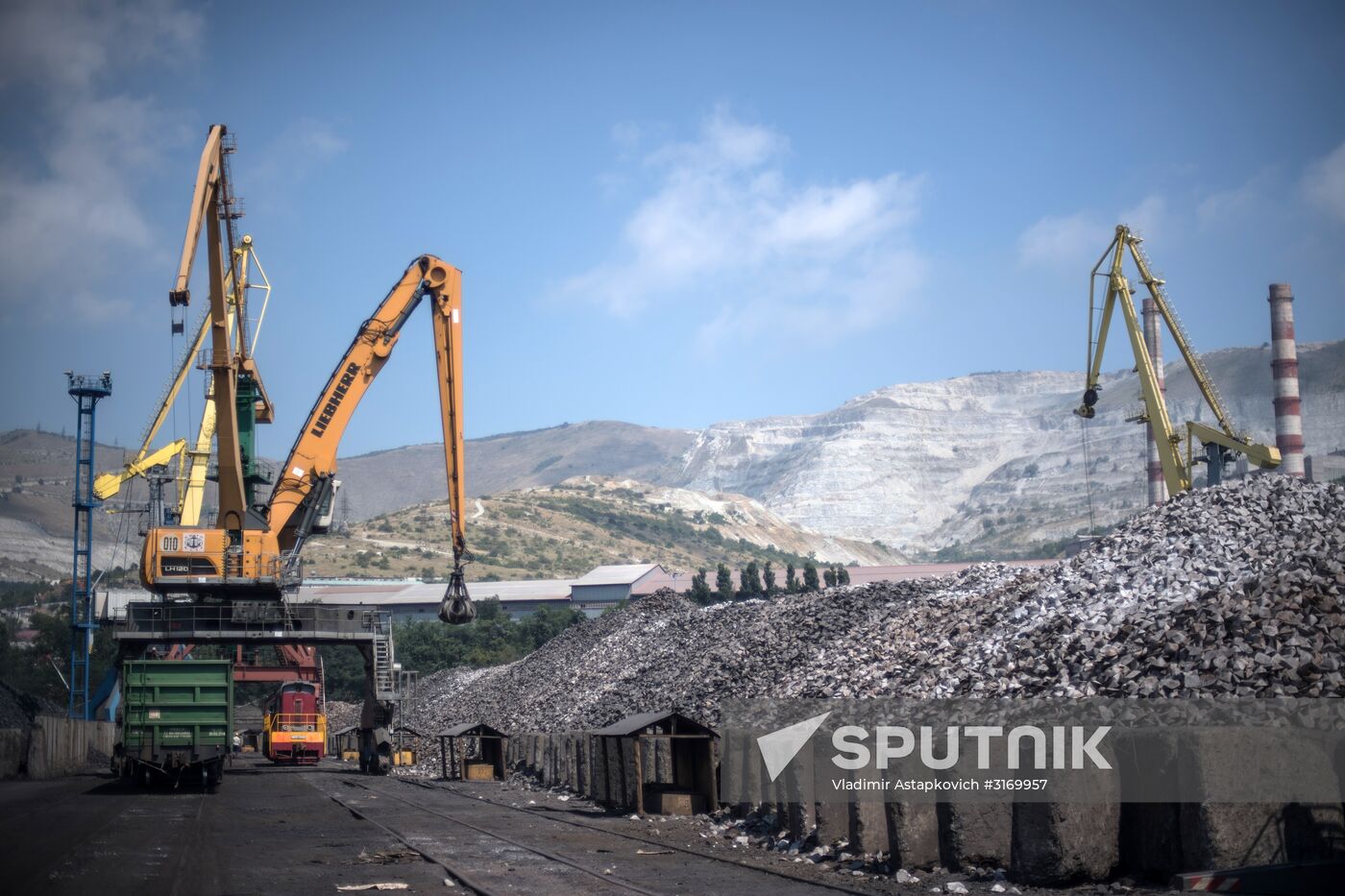 Commercial port of Novorossiysk