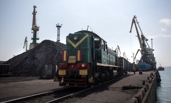 Commercial port of Novorossiysk