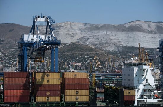 Commercial port of Novorossiysk