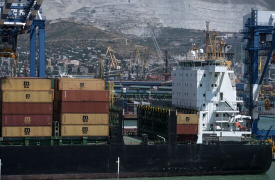 Commercial port of Novorossiysk