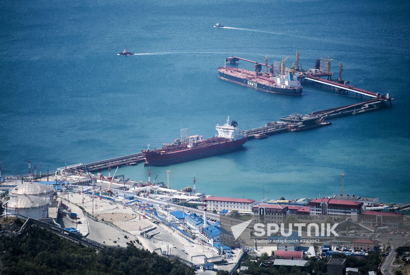 Commercial port of Novorossiysk