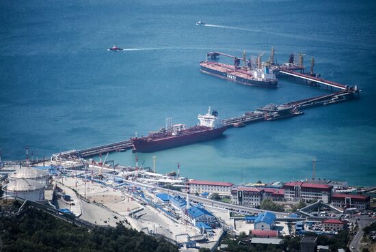 Commercial port of Novorossiysk