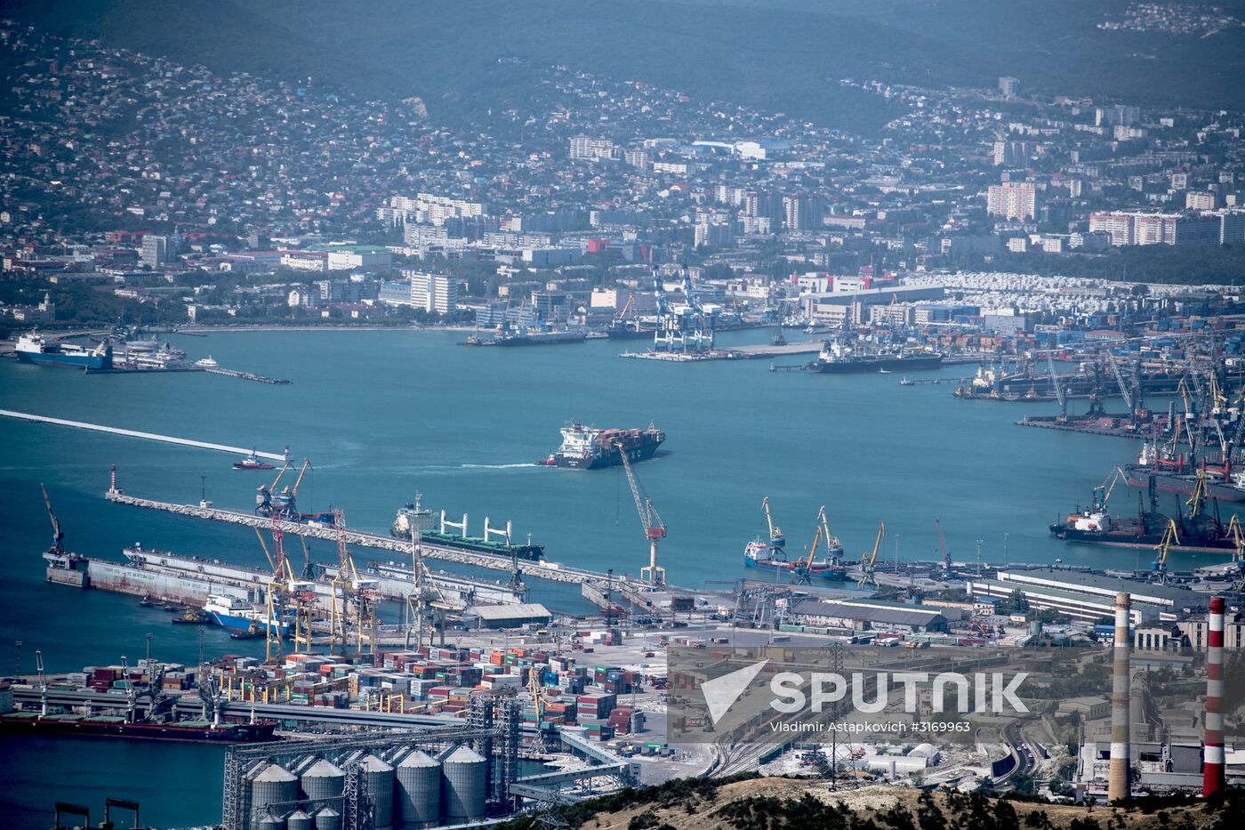 Commercial port of Novorossiysk