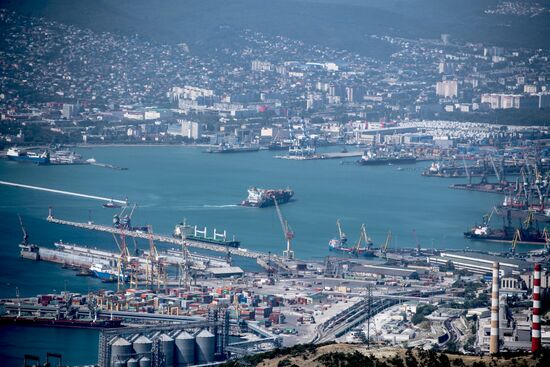 Commercial port of Novorossiysk