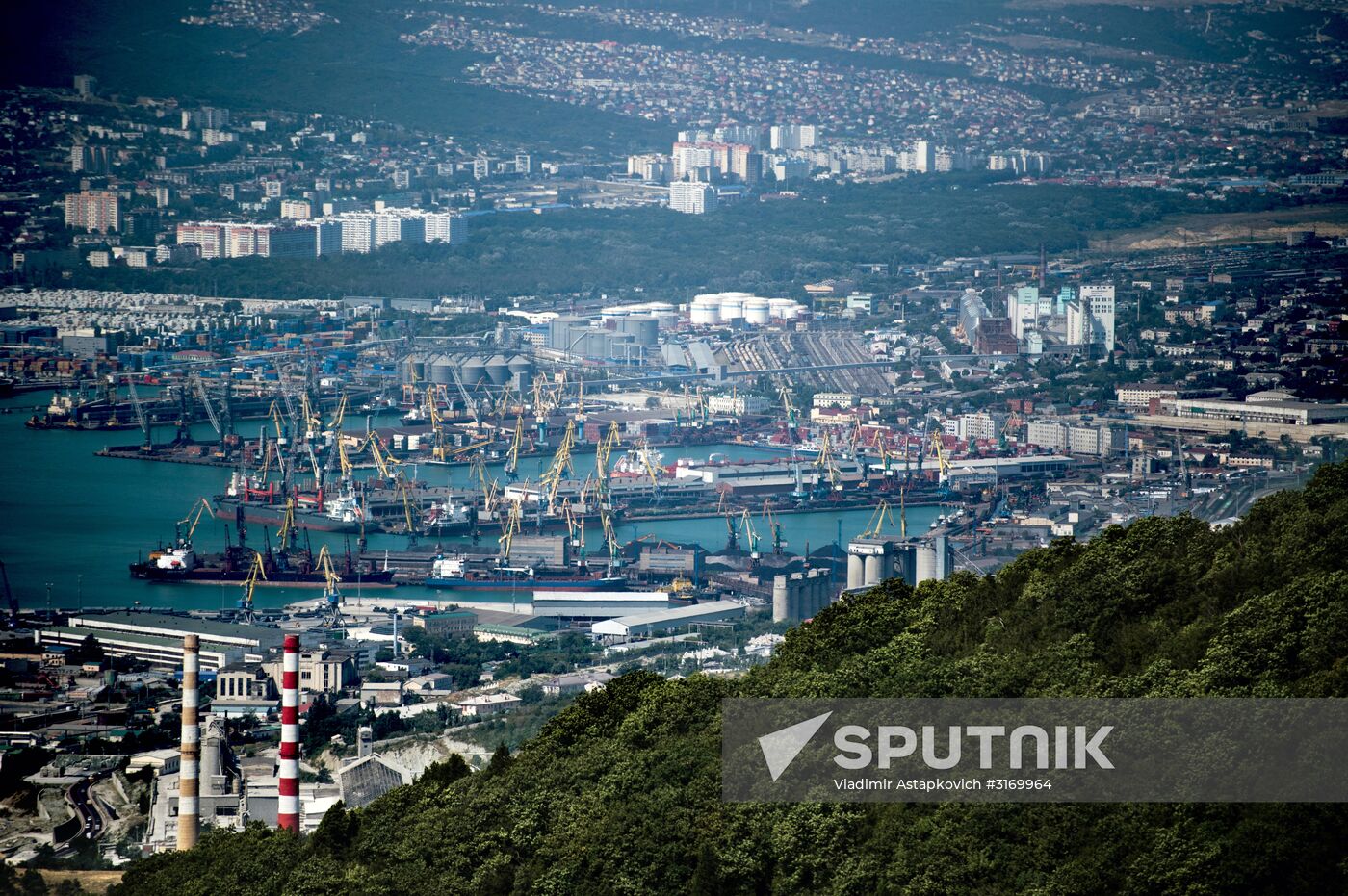 Commercial port of Novorossiysk