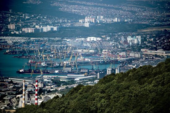 Commercial port of Novorossiysk