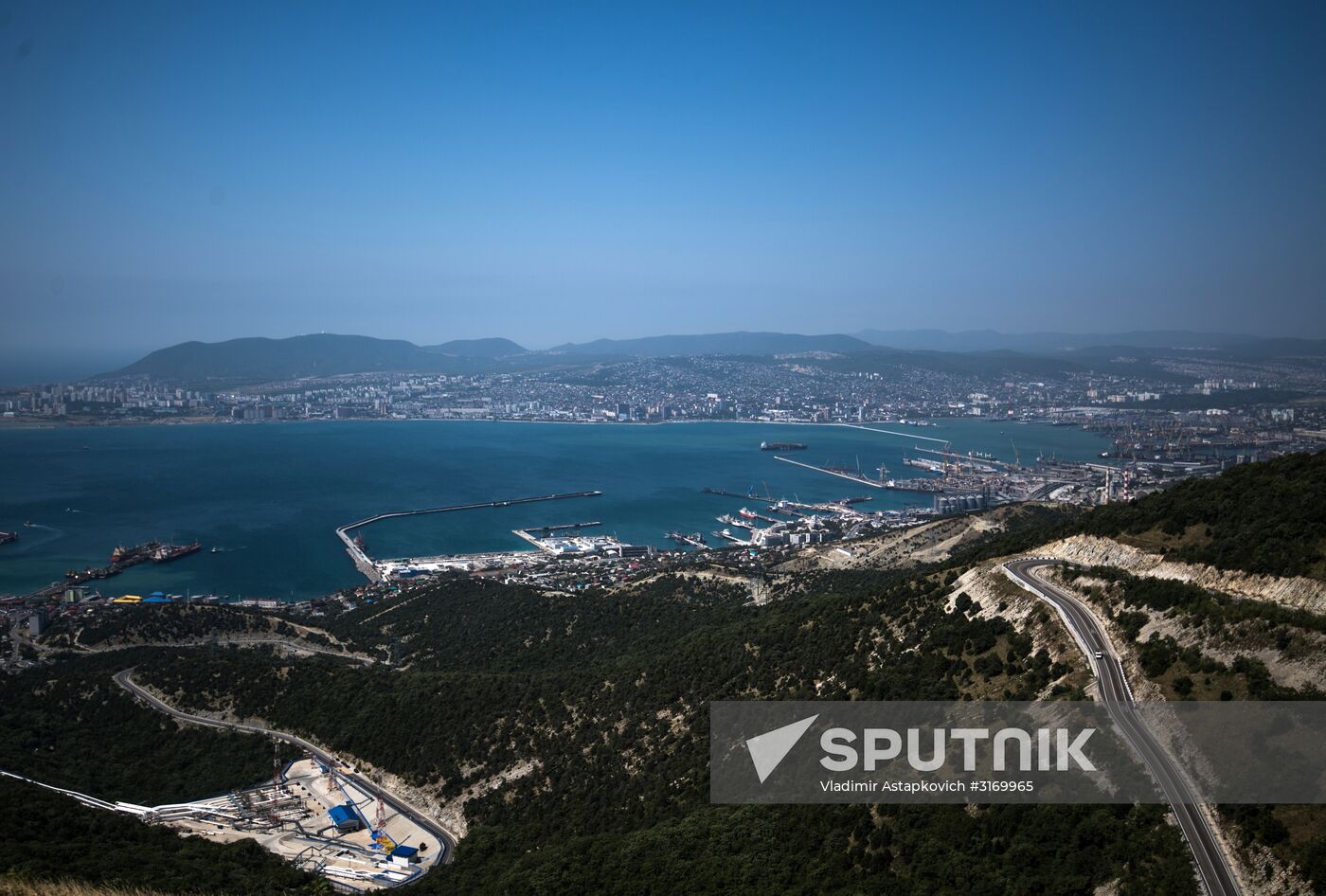 Commercial port of Novorossiysk