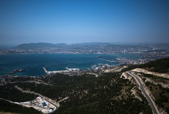 Commercial port of Novorossiysk