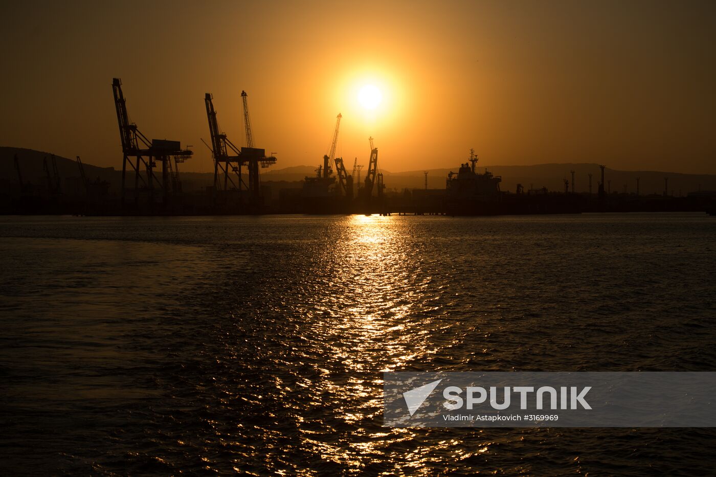 Commercial port of Novorossiysk