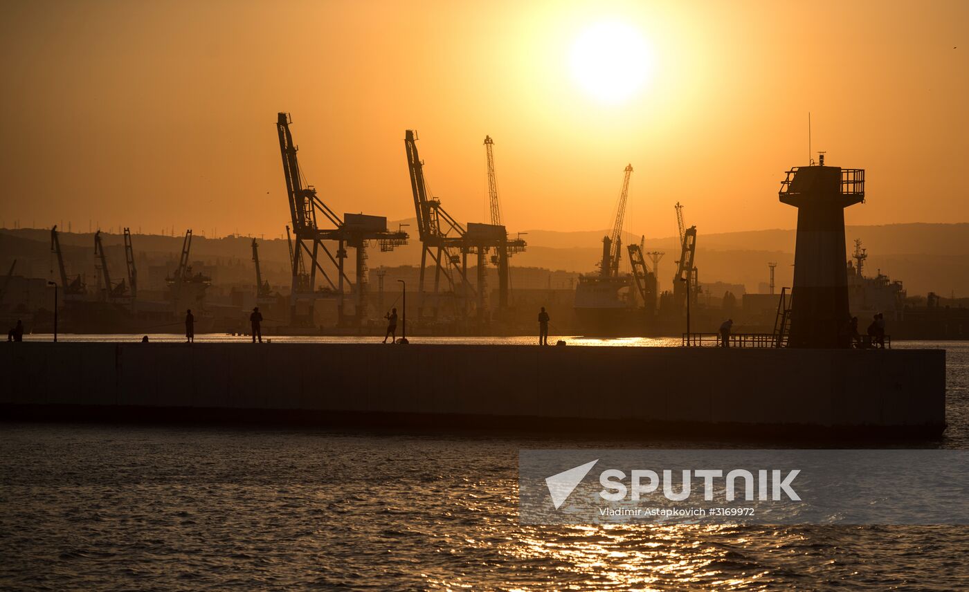 Commercial port of Novorossiysk