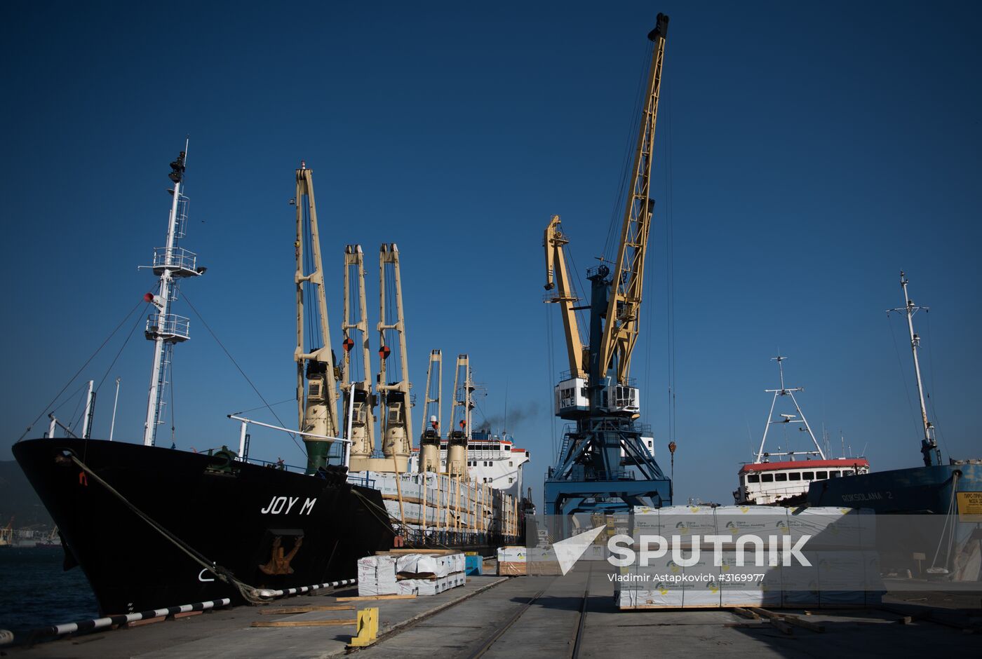 Commercial port of Novorossiysk