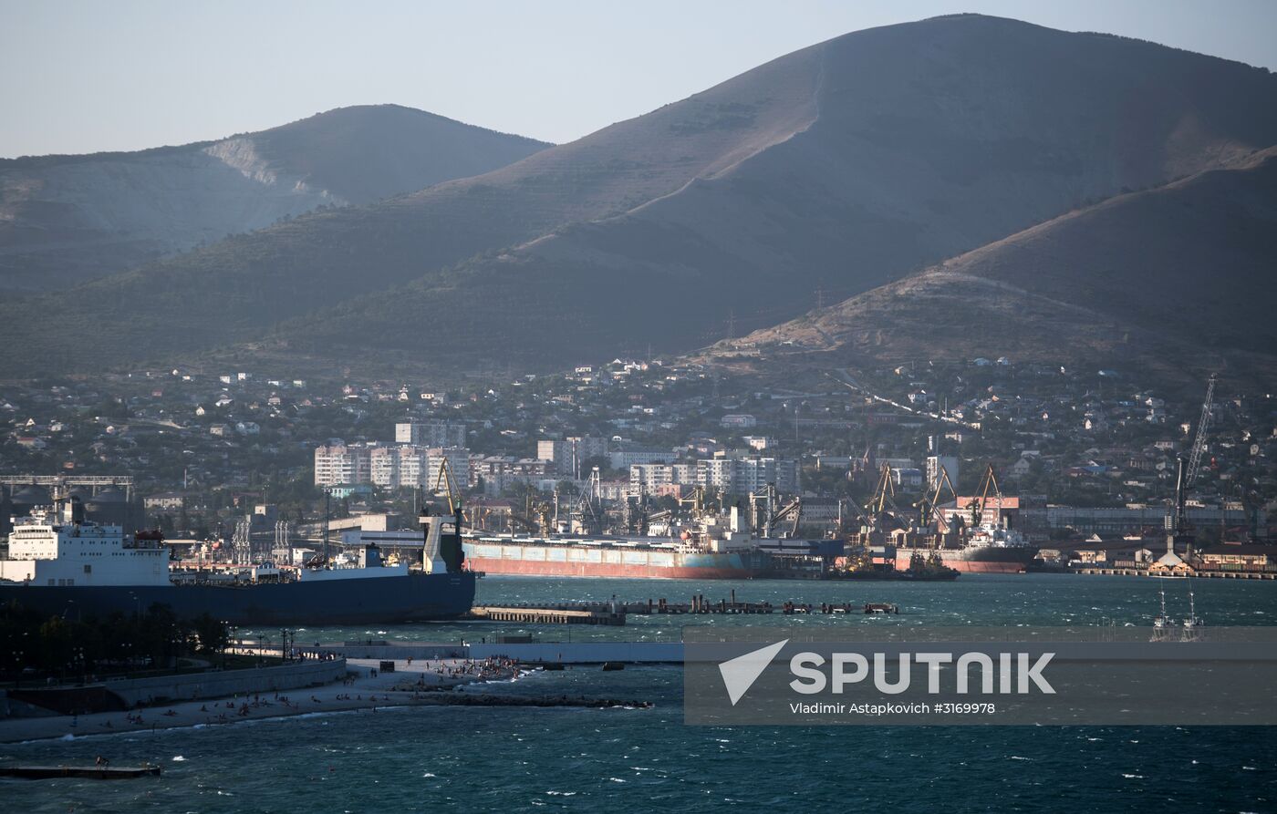 Commercial port of Novorossiysk