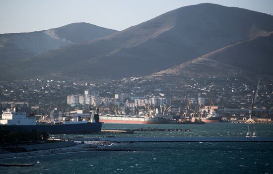 Commercial port of Novorossiysk