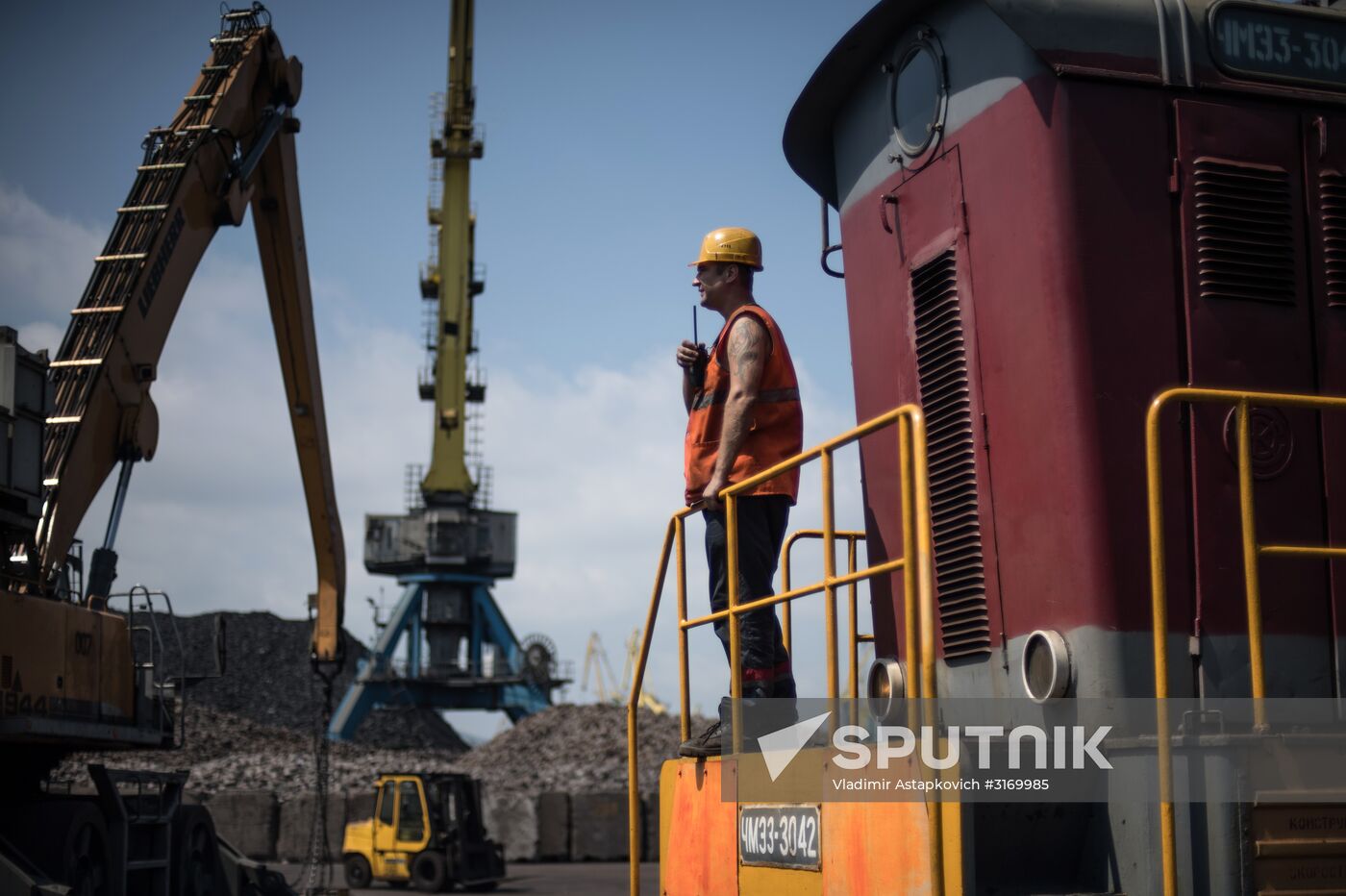 Commercial port of Novorossiysk