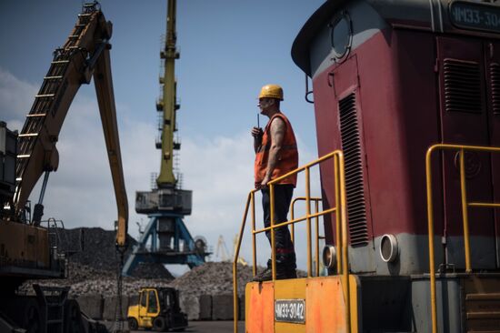 Commercial port of Novorossiysk