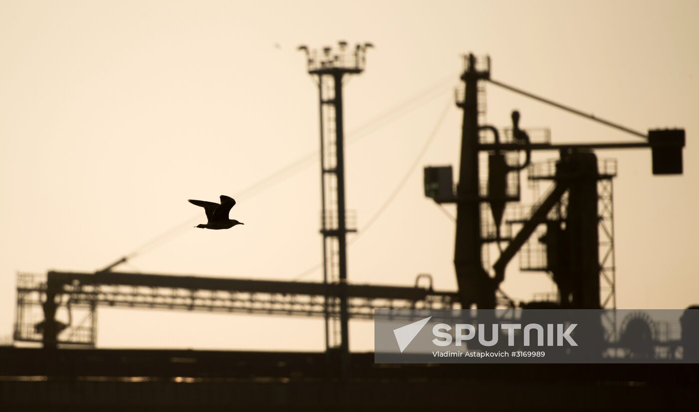 Commercial port of Novorossiysk