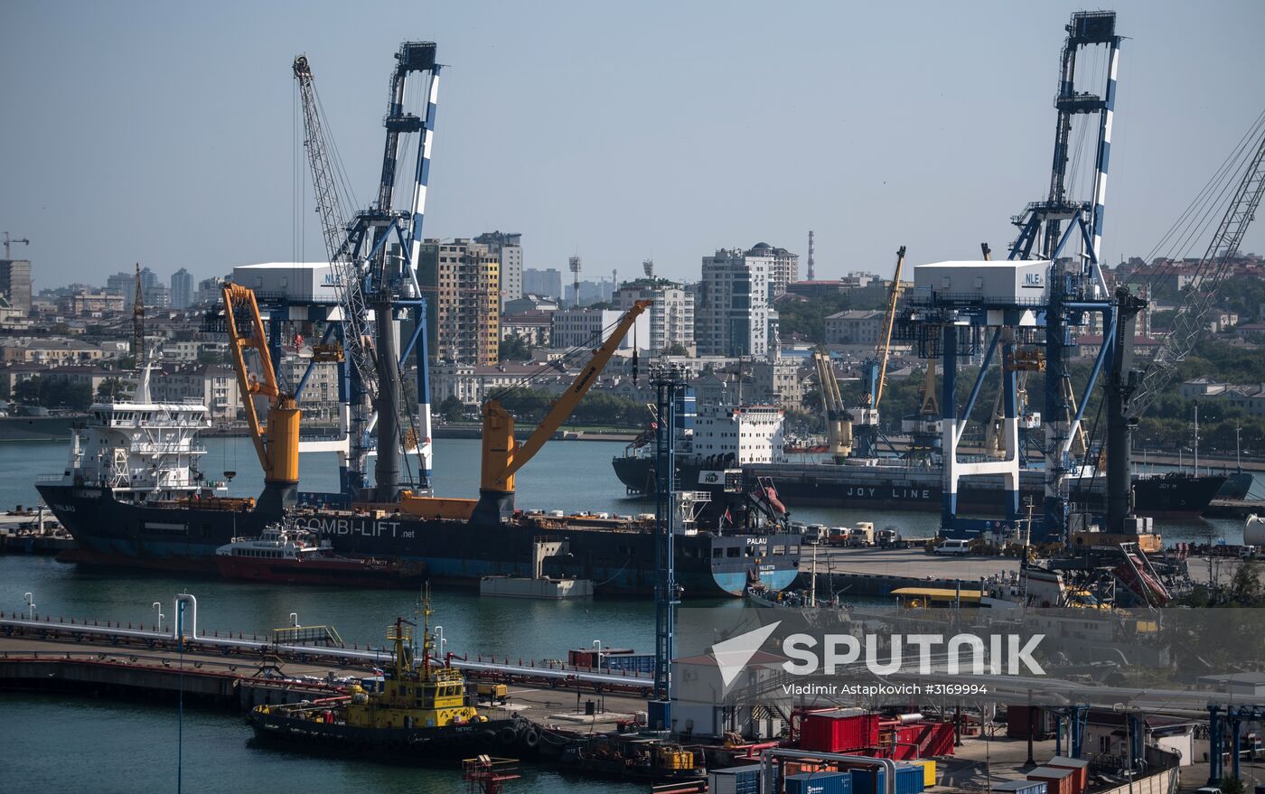 Commercial port of Novorossiysk