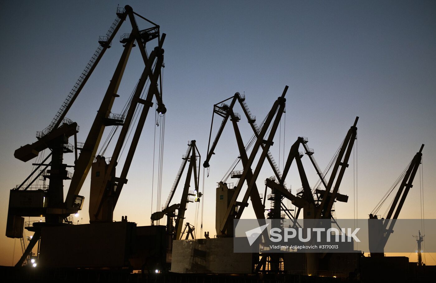 Commercial port of Novorossiysk