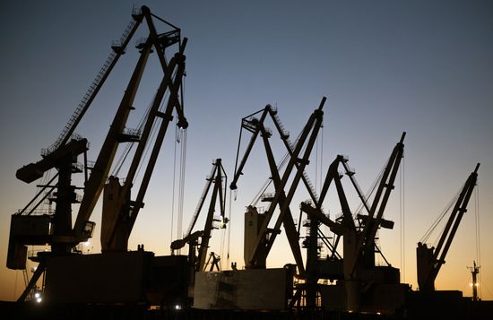 Commercial port of Novorossiysk