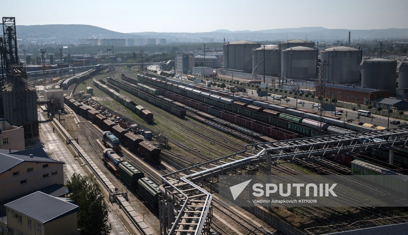 Commercial port of Novorossiysk