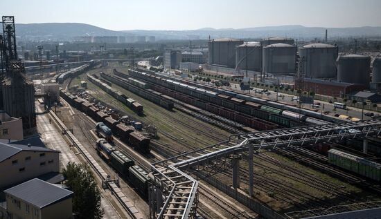 Commercial port of Novorossiysk