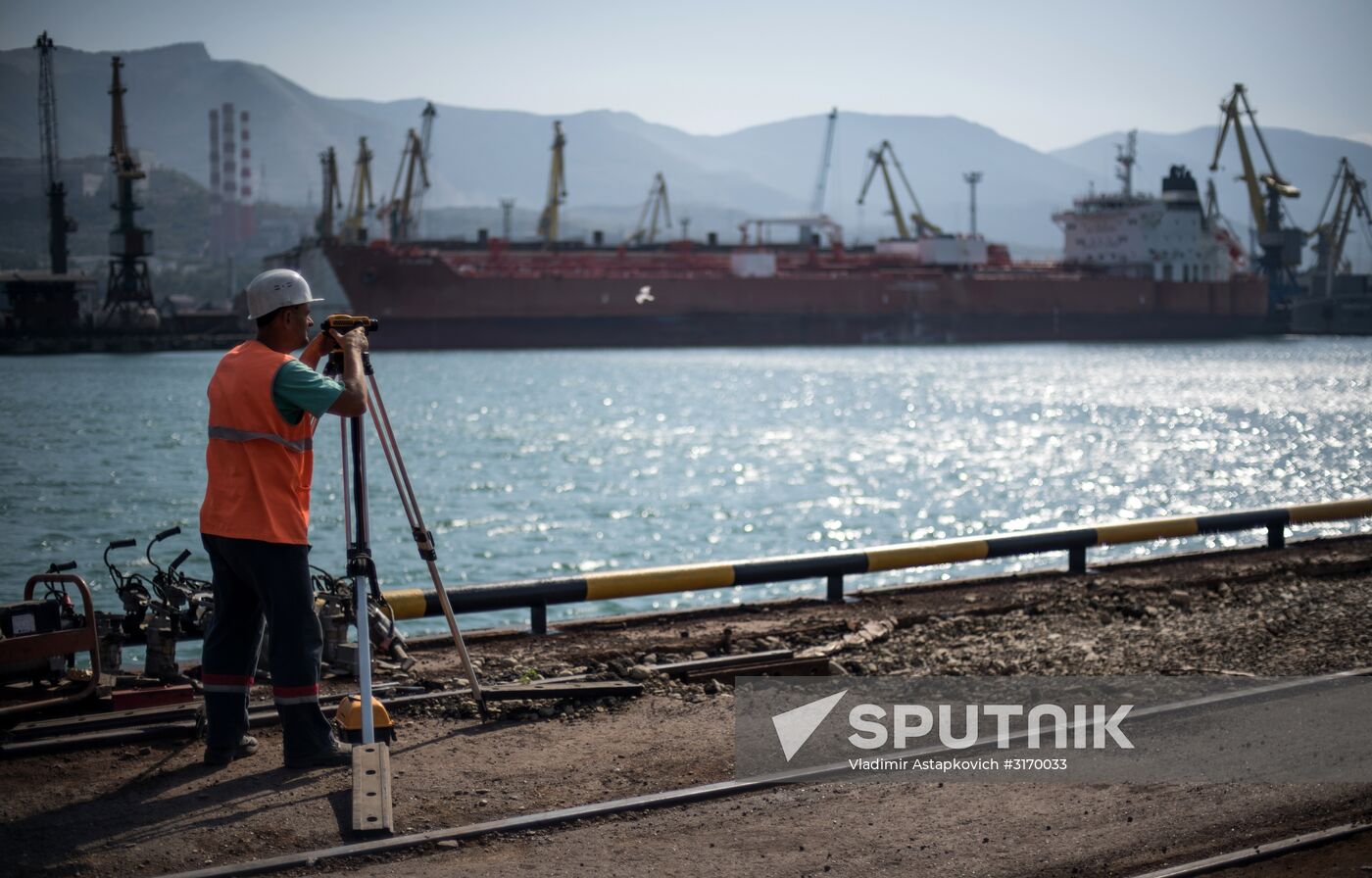 Commercial port of Novorossiysk