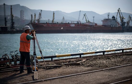 Commercial port of Novorossiysk