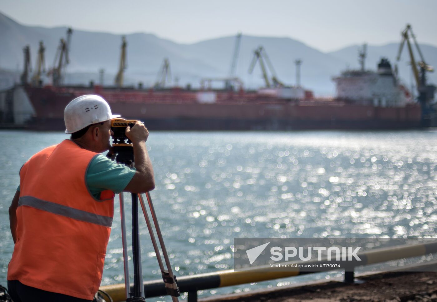 Commercial port of Novorossiysk