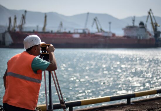 Commercial port of Novorossiysk