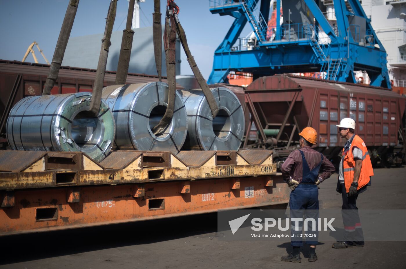 Commercial port of Novorossiysk