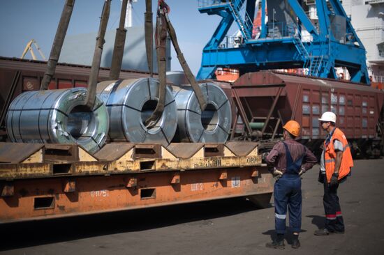 Commercial port of Novorossiysk
