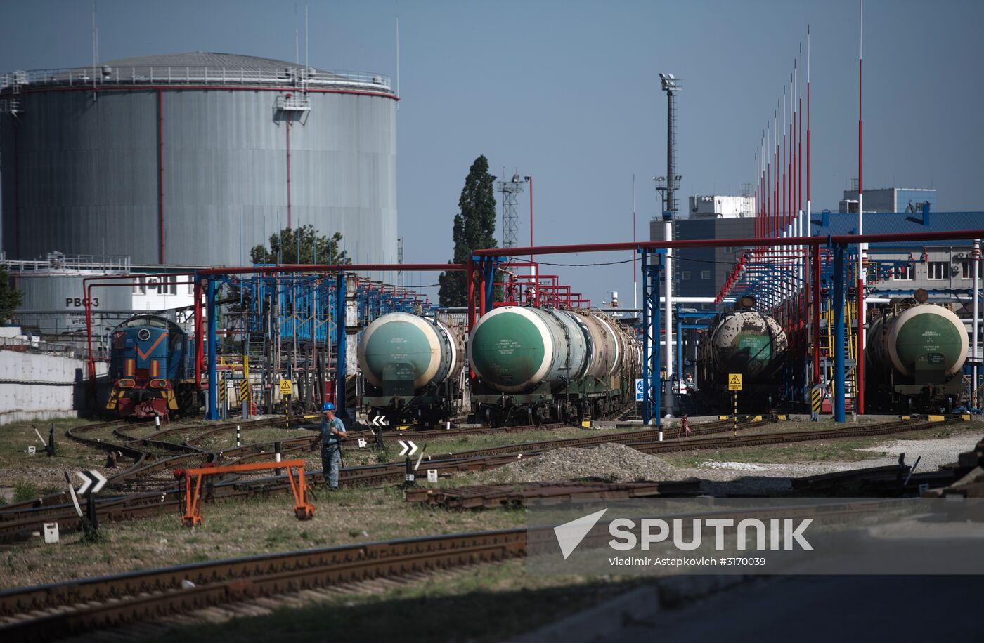 Commercial port of Novorossiysk
