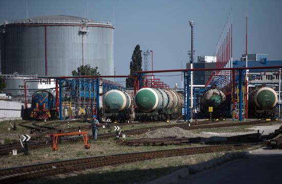 Commercial port of Novorossiysk