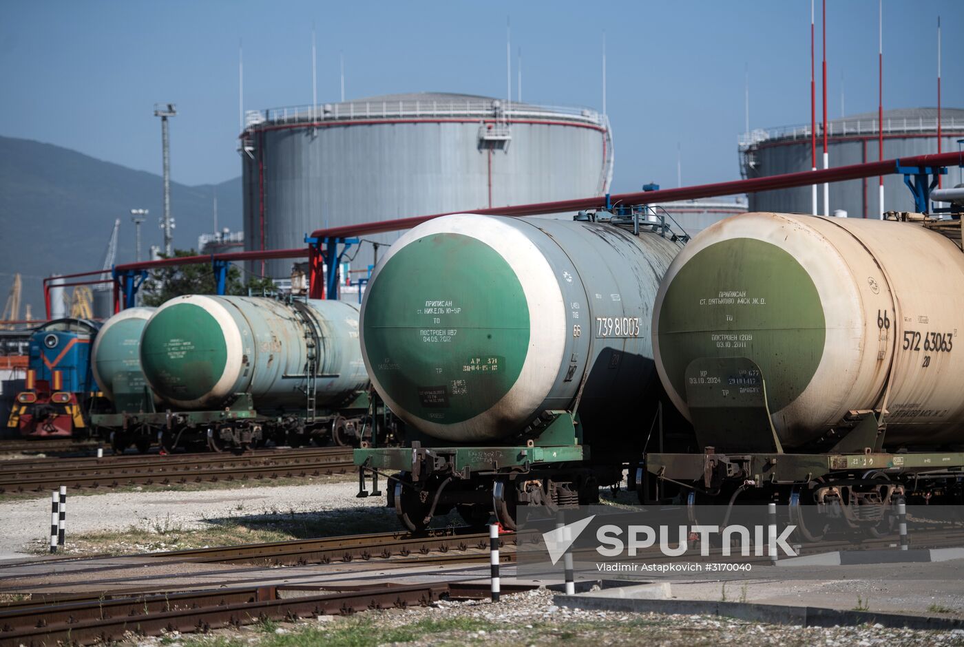 Commercial port of Novorossiysk