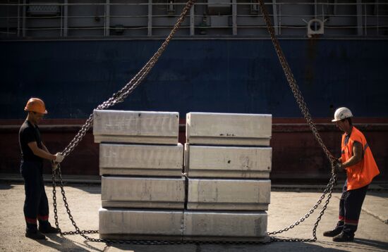 Commercial port of Novorossiysk