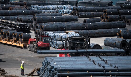 Commercial port of Novorossiysk