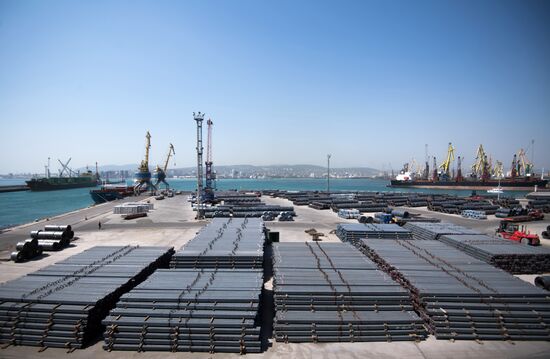 Commercial port of Novorossiysk