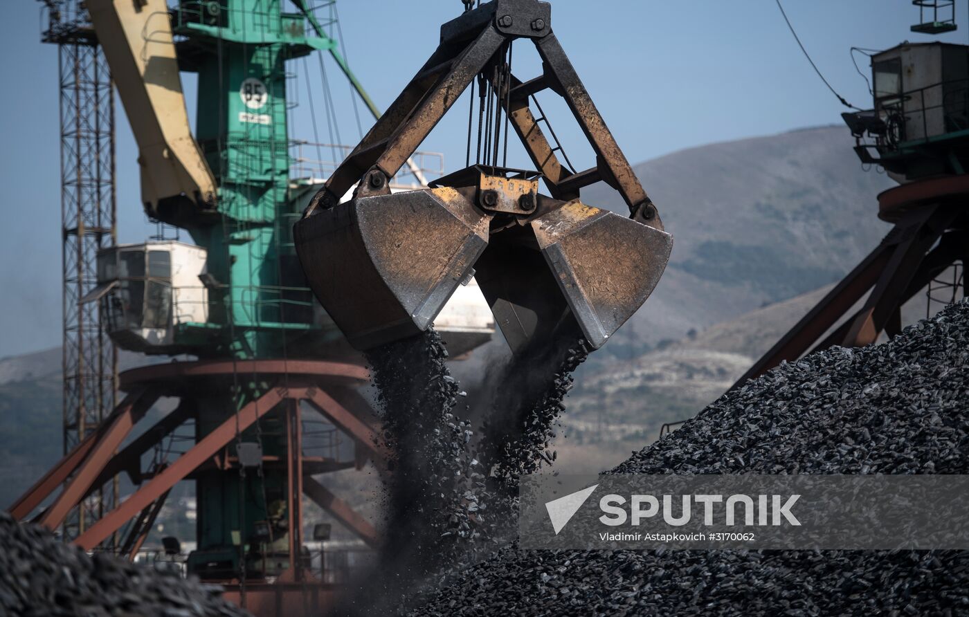 Commercial port of Novorossiysk