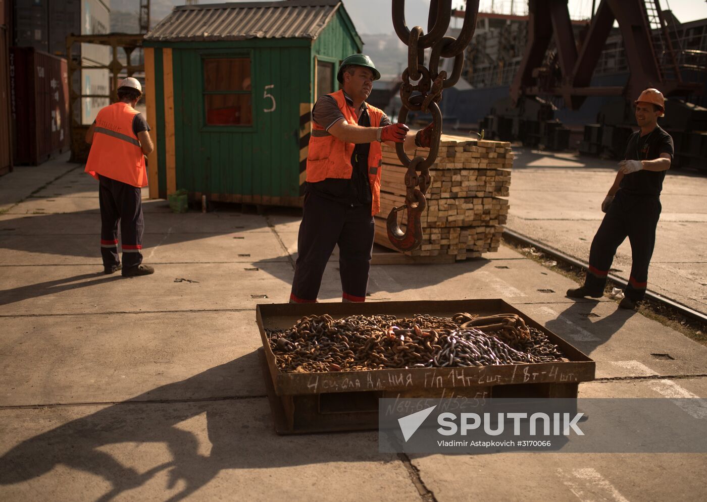 Commercial port of Novorossiysk