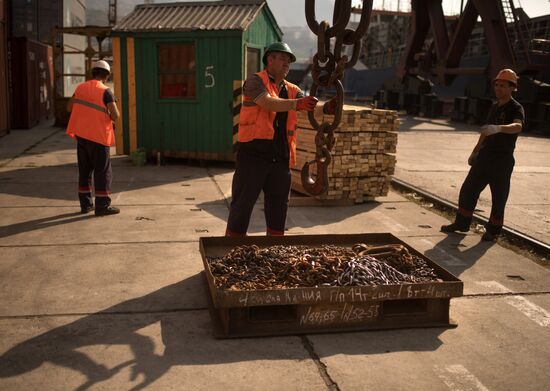 Commercial port of Novorossiysk