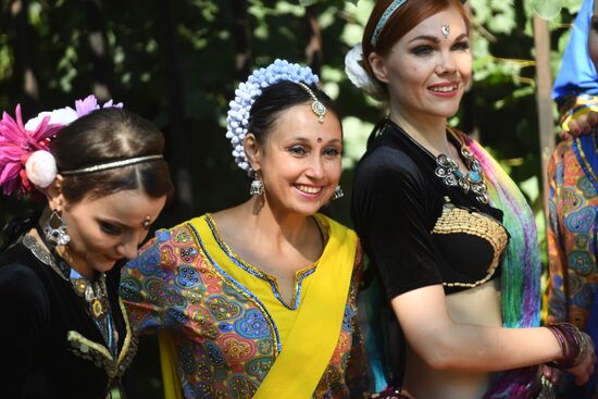 India's Independence Day celebrated in Sokolniki Park