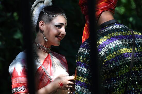India's Independence Day celebrated in Sokolniki Park