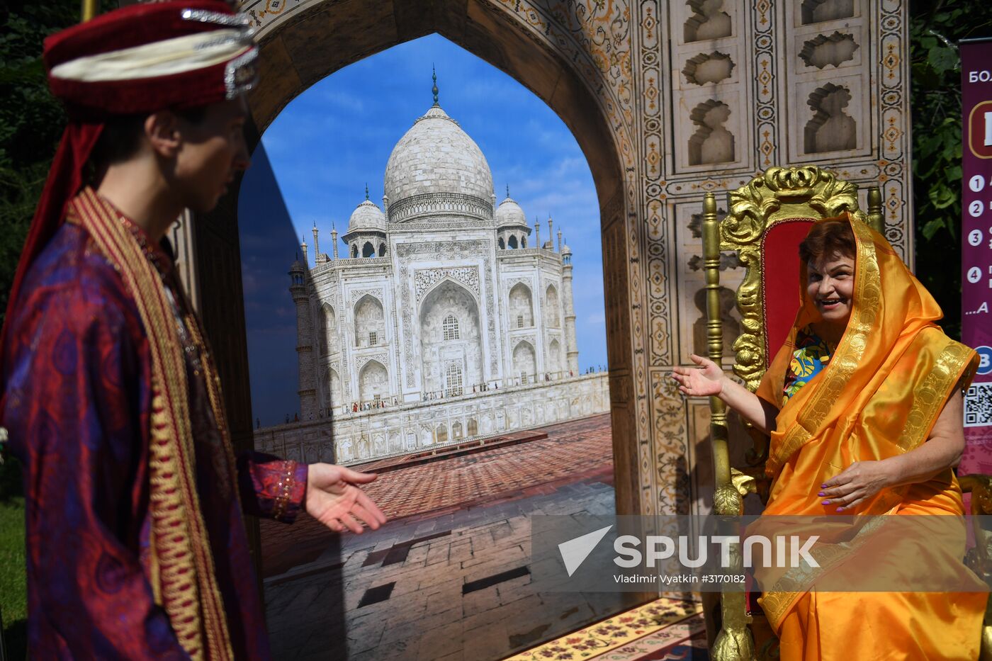 India's Independence Day celebrated in Sokolniki Park
